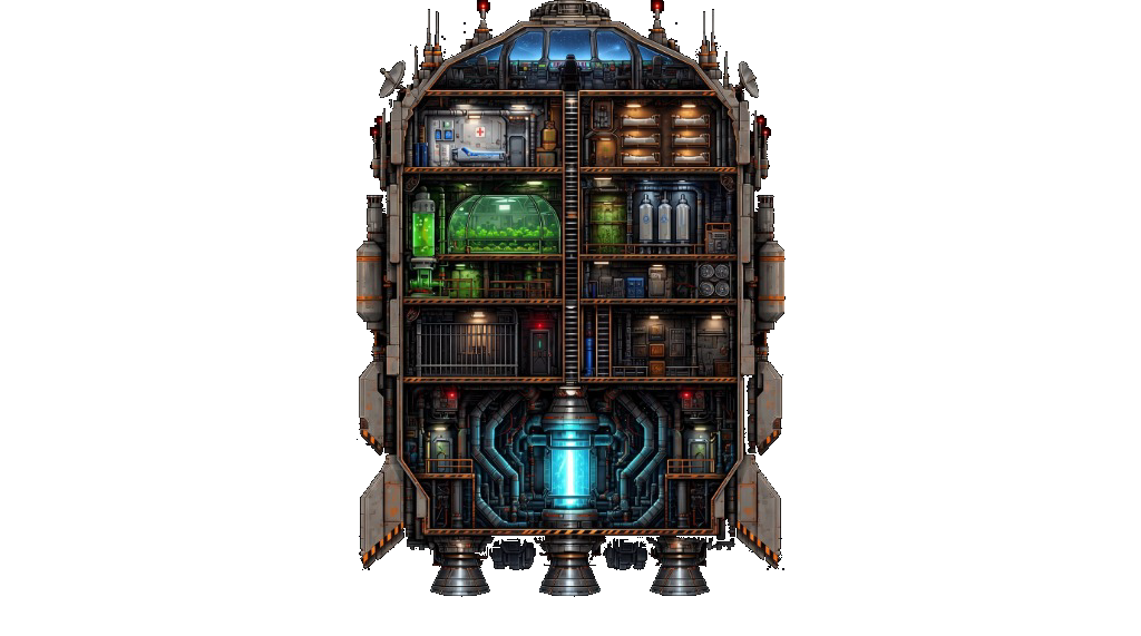Starship Ark Cutaway